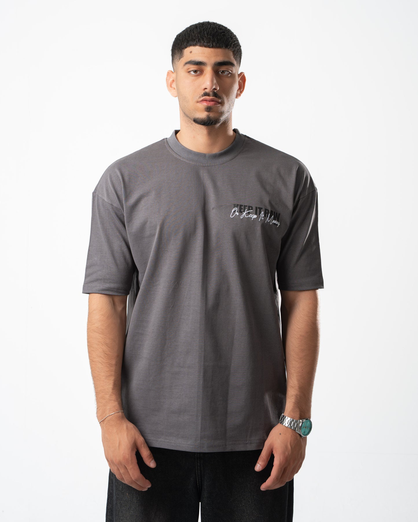 KEEP IT RAW T-Shirt (Grey)