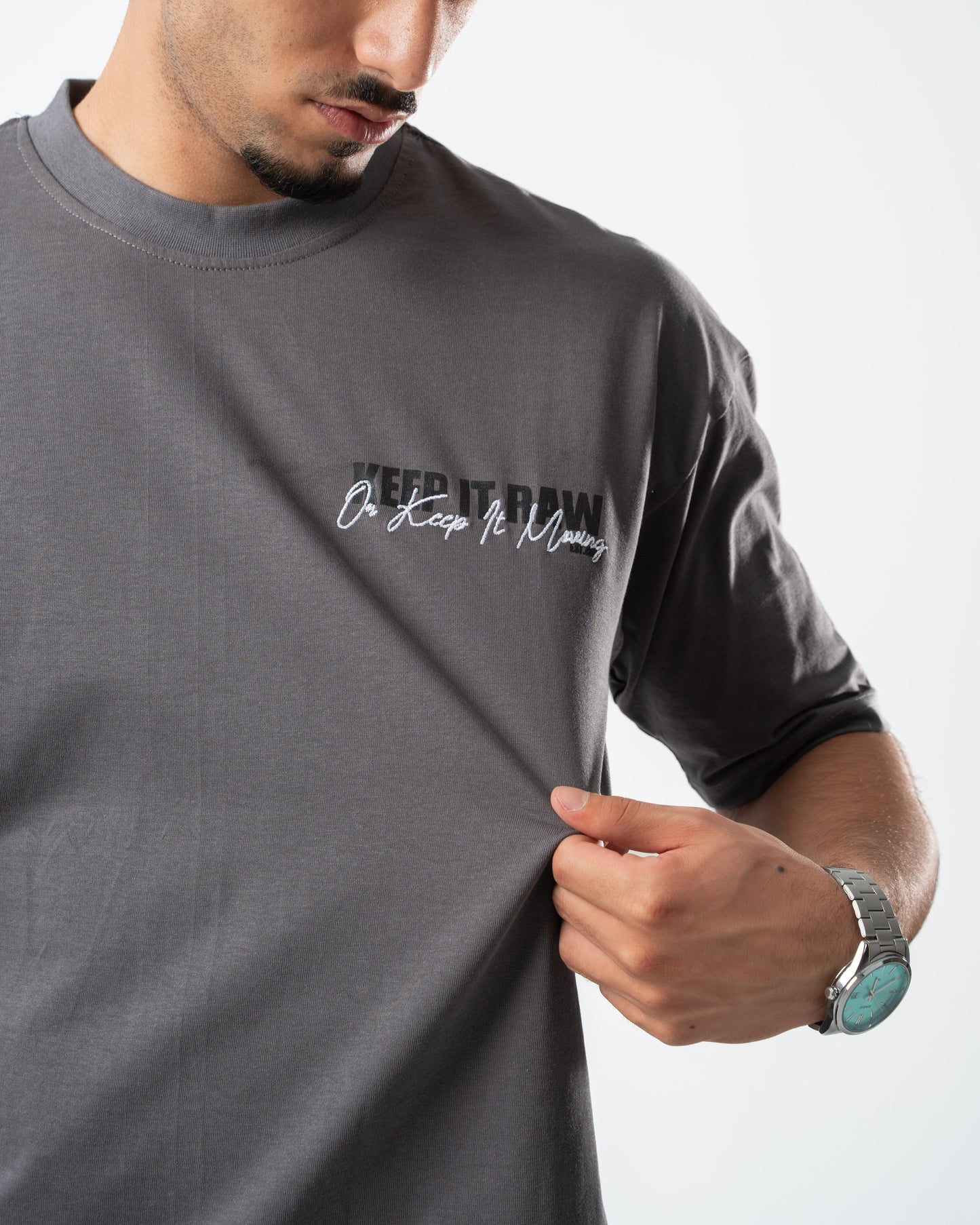 KEEP IT RAW T-Shirt (Grey)