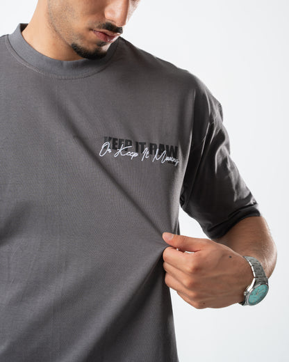 KEEP IT RAW T-Shirt (Grey)